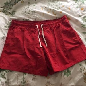 NWT Red H&M swimming trunks.